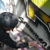 Guidad cykeltur med graffitiinslag